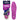 An orthotic insole provides pain relief and comfort, displayed next to its purple gel cushion packaging.